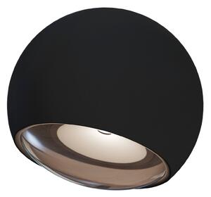 Lampada da parete Outdoor in Alluminio Stream Nero