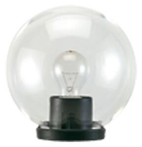 Lampada Testa Palo Sferica Chiara Diametro 25Cm Colore Nero per Esterno Linea Globo Sovil