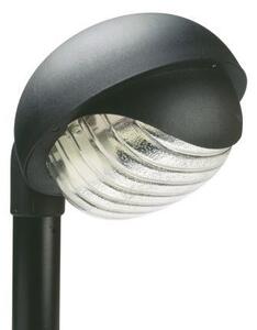 Lampada Testa Palo Tondo in Basso Colore Nero da Esterno Linea Residence Sovil
