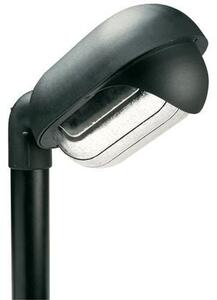 Lampada Testa Palo Ovale in Basso Colore Nero da Esterno Linea Residence Sovil