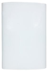 Applique 1xE27 Montatura Bianca Vetro Lastra Bianco E-Energy Altea