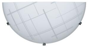 Applique 1xE27 Ganci Cromo Vetro Lastra Scottish E-Energy Pamela