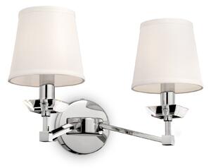 Lampada da parete Neoclassic in Metallo Beira Nickel