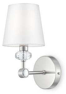Lampada da parete Neoclassic in Metallo Riverside Cromo