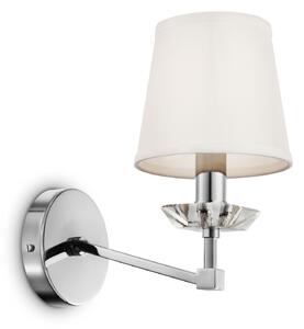 Lampada da parete Neoclassic in Metallo Beira Nickel