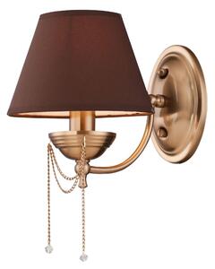 Lampada da parete Royal Classic in Metallo Chester Ottone