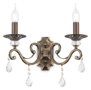 Lampada da parete Royal Classic in Metallo Grace Ottone