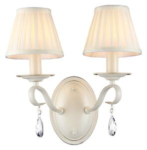 Lampada da parete Elegant in Metallo Brionia Beige