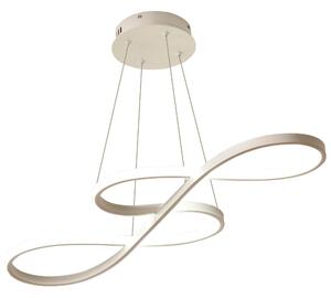 Lampadario a LED 70W Altezza Regolabile Bianco