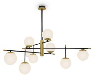 Lampada pendente Modern in Metallo e Vetro Nostalgia Opaco Oro