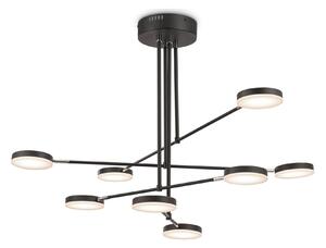 Lampada pendente Modern in Metallo e Acrilico Fad Nero