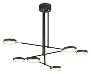 Lampada pendente Modern in Metallo e Acrilico Fad Nero