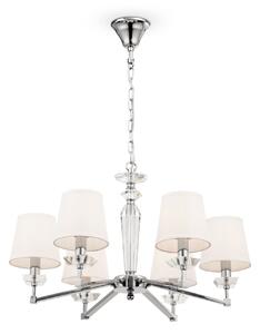 Lampadario Neoclassic in Metallo Beira Nickel