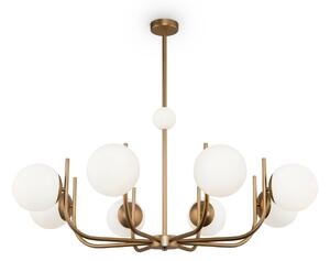 Lampada pendente Modern in Metallo Rendez-vous Ottone