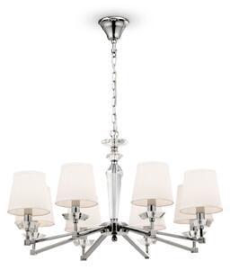 Lampadario Neoclassic in Metallo Beira Nickel
