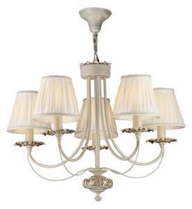 Lampadario Elegant in Metallo Olivia Avorio