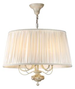 Lampada pendente Elegant in Metallo Olivia Avorio