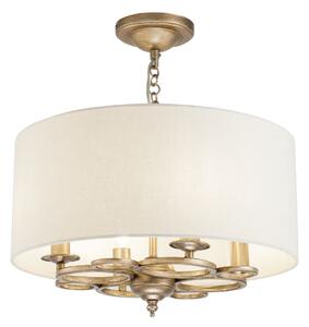 Lampada pendente House in Metallo Anna Oro Antique