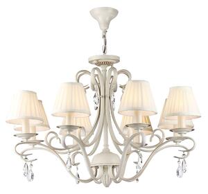 Lampadario Elegant in Metallo Brionia Beige