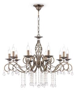 Lampadario Royal Classic in Metallo Grace Ottone