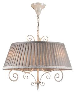 Lampadario Elegant in Metallo Felicita Beige