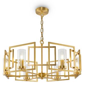Lampada pendente House in Metallo Bowi Oro
