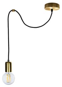 Sospensione 1xE27 3Mt Montatura Oro Satinato E-Energy Elaide