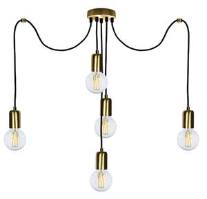 Sospensione 5xE27 3Mt Montatura Oro Satinato E-Energy Elaide