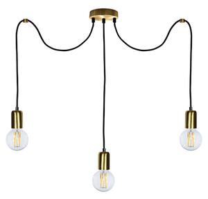 Sospensione 3xE27 3Mt Montatura Oro Satinato E-Energy Elaide