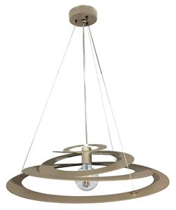 Sospensione 1xE27 Montatura Sabbia C/Acciaio E-Energy Saturno