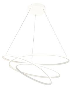 Lampada pendente Modern in Metallo Nola Bianco