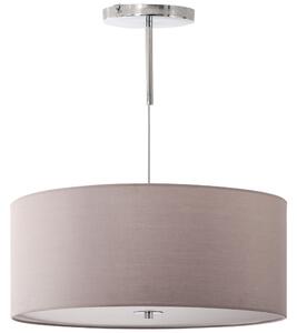 Lampadario a Sospensione con LED Dimmerabili 3 Colori 59x59x44 cm 36W Grigio Chiaro