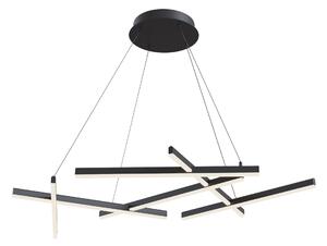 Lampada pendente Modern in Alluminio Line Nero