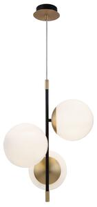 Lampada pendente Modern in Metallo e Vetro Nostalgia Opaco Oro