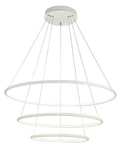 Lampada pendente Modern in Metallo Nola Bianco