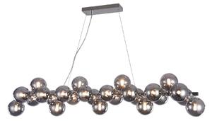 Lampada pendente Modern in Metallo Dallas Cromo