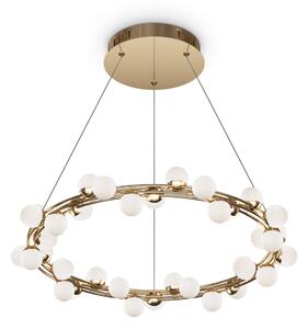 Lampada pendente Modern in Metallo Tessara Oro