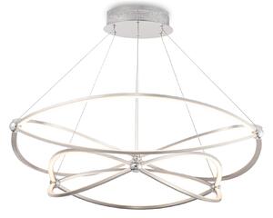 Lampada pendente Modern in Metallo Weave Nickel