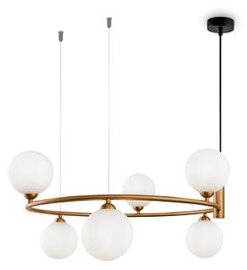 Lampada pendente Modern in Metallo Ring Ottone