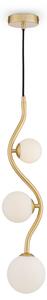 Lampada pendente Modern in Metallo Uva Oro