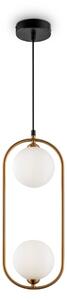 Lampada pendente Modern in Metallo Ring Ottone