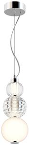 Lampada pendente Pendant in Metallo Collar Cromo