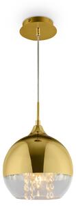 Lampada pendente Pendant in Metallo Fermi Oro