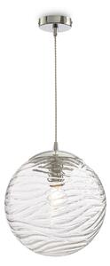 Lampada pendente Pendant in Metallo Dunas Cromo
