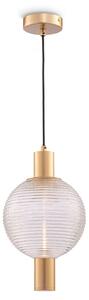 Lampada pendente Pendant in Metallo Rueca Ottone