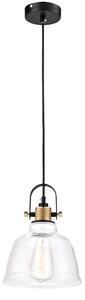 Lampada pendente Pendant in Metallo Irving Nero
