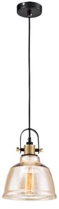 Lampada pendente Pendant in Metallo Irving Nero