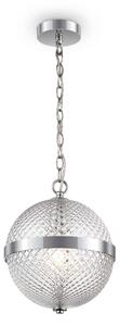 Lampada pendente Neoclassic in Metallo Yonkers Cromo
