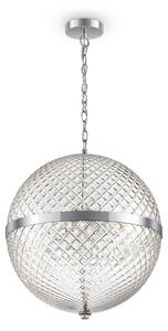Lampada pendente Neoclassic in Metallo Yonkers Cromo