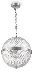 Lampada pendente Neoclassic in Metallo Yonkers Cromo